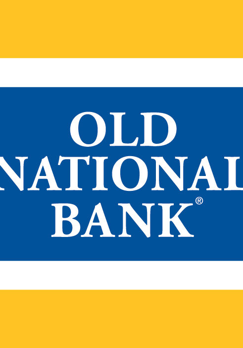 ONB Stacked logo inside flag